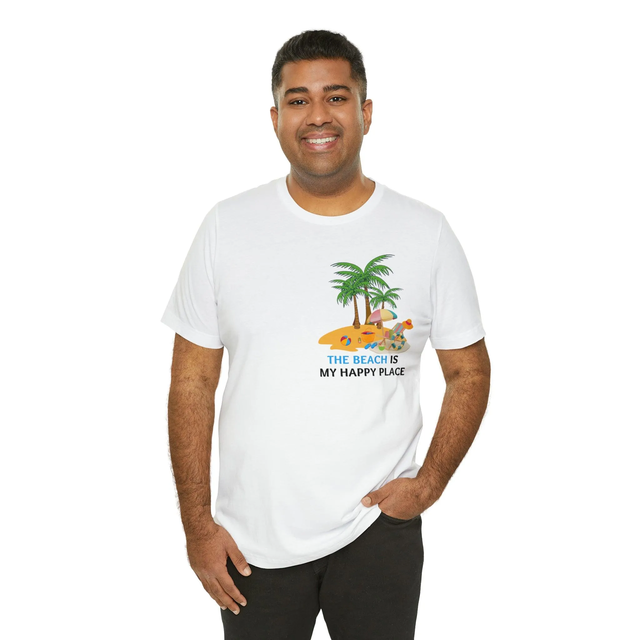 Beach shirt, The Beach is My Happy Place shirt, Beach t-shirt, Summer shirt