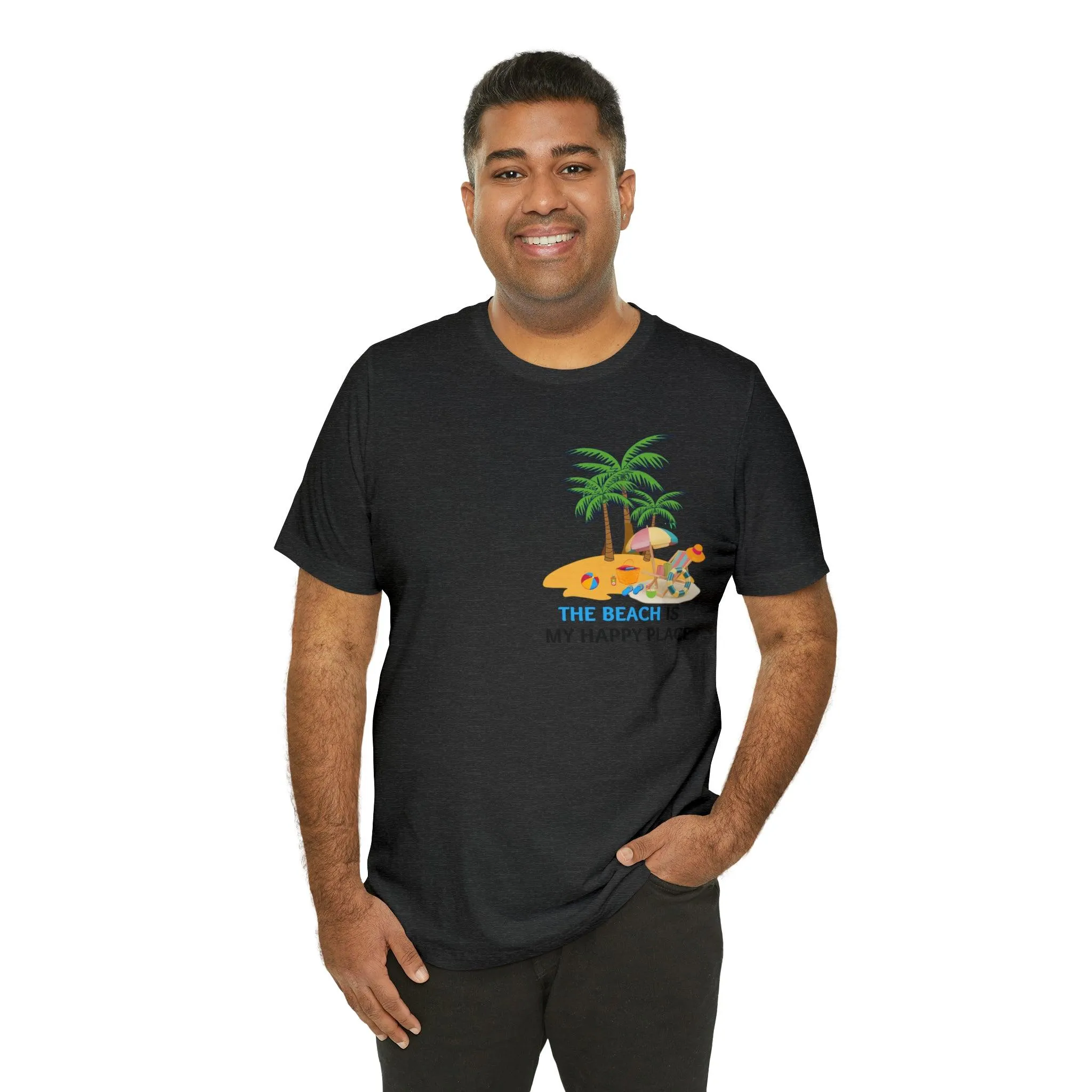 Beach shirt, The Beach is My Happy Place shirt, Beach t-shirt, Summer shirt