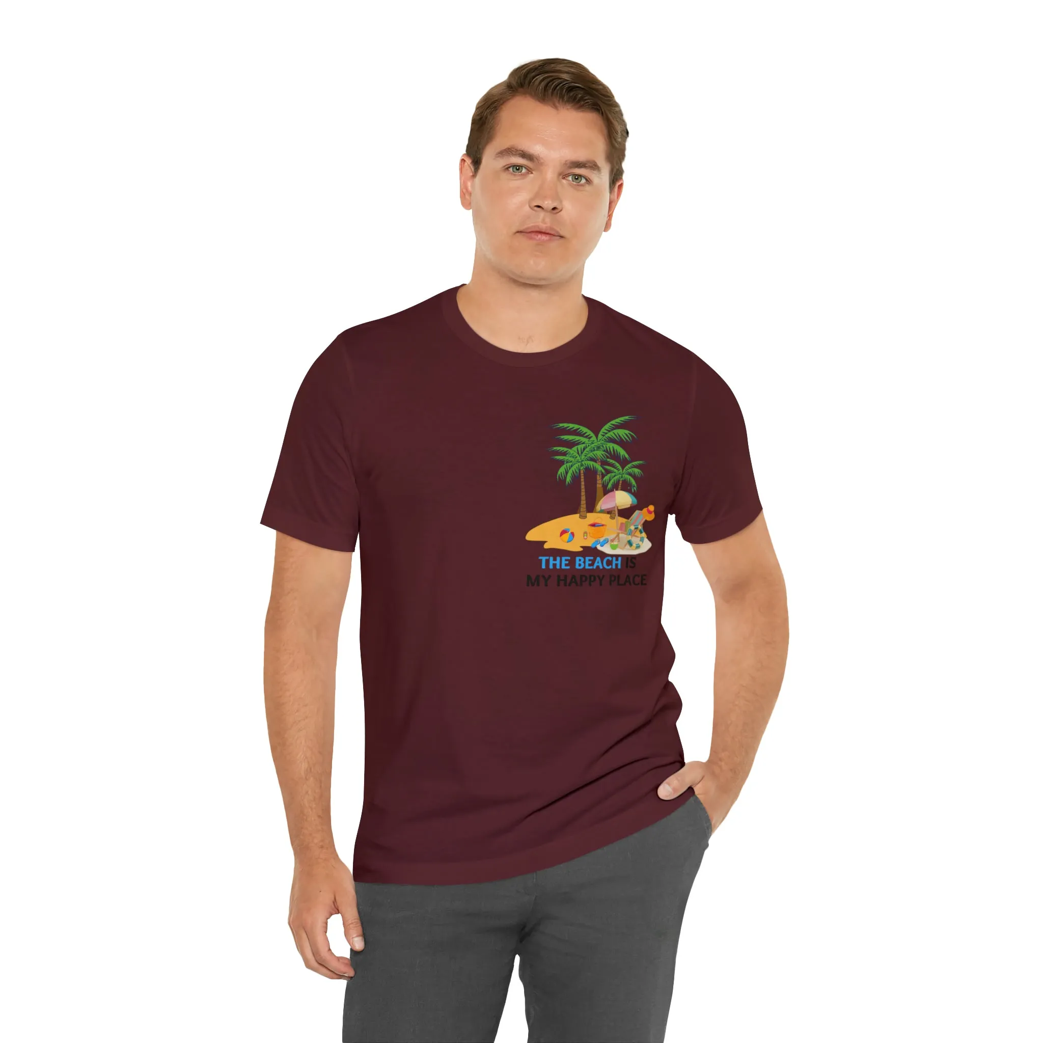 Beach shirt, The Beach is My Happy Place shirt, Beach t-shirt, Summer shirt