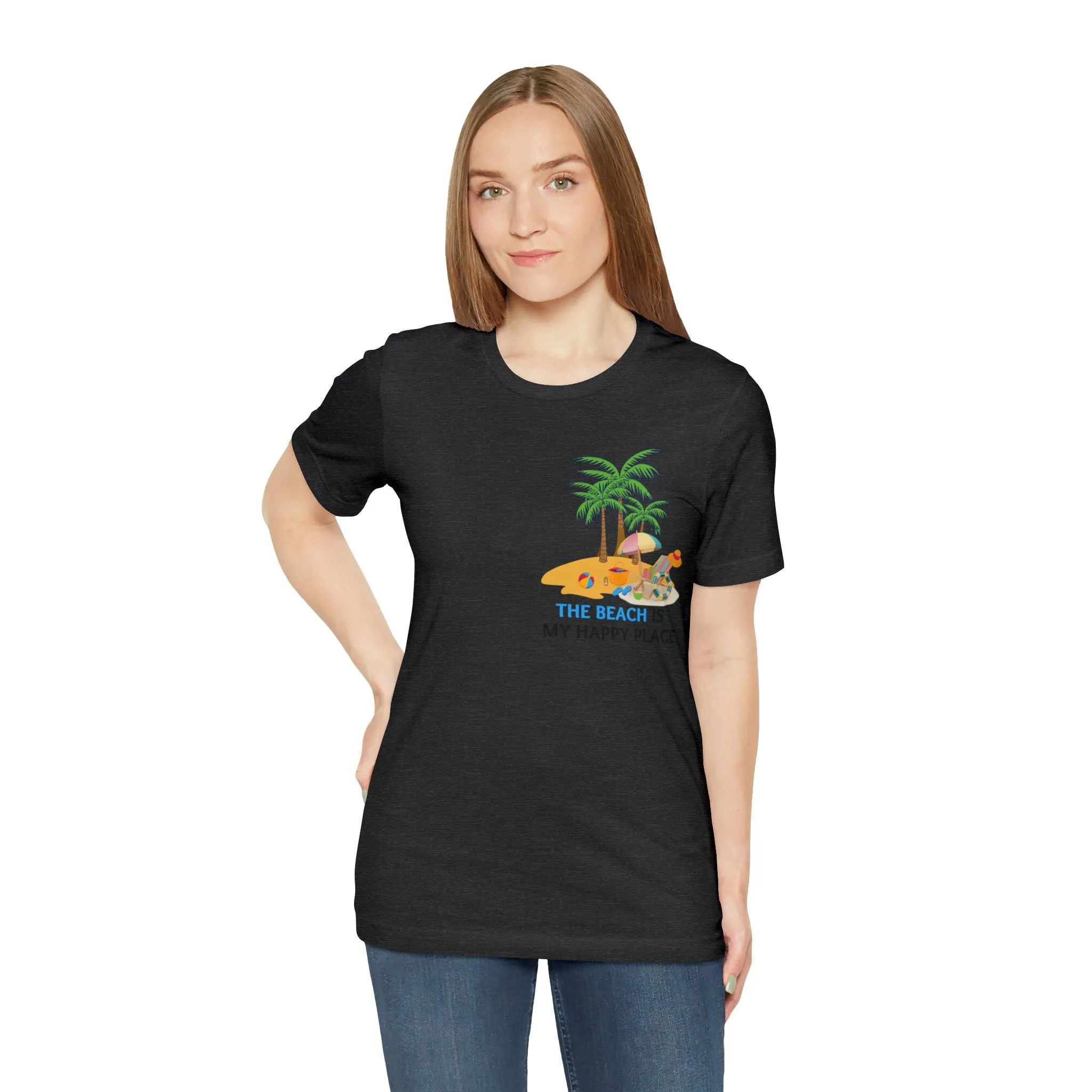 Beach shirt, The Beach is My Happy Place shirt, Beach t-shirt, Summer shirt
