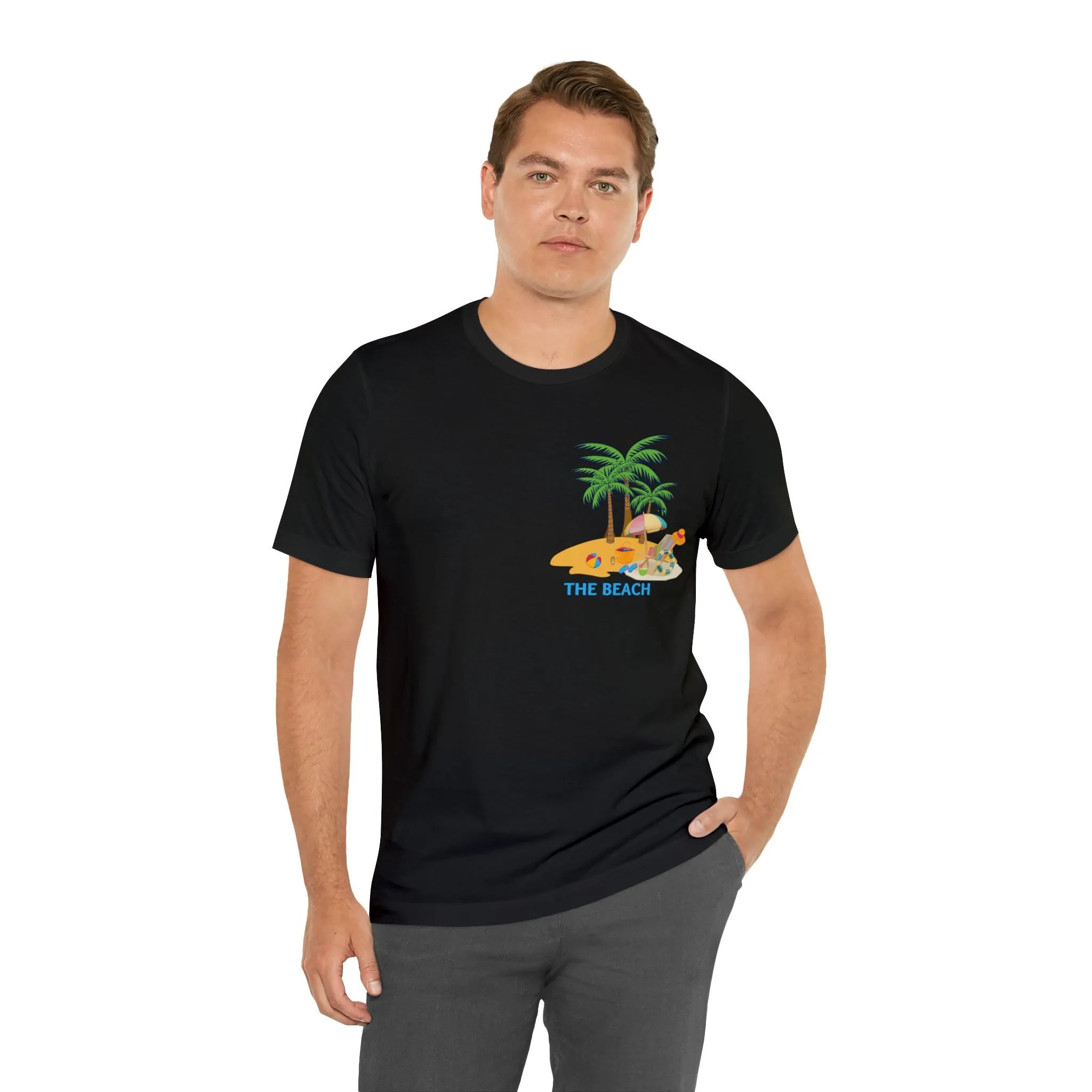 Beach shirt, The Beach is My Happy Place shirt, Beach t-shirt, Summer shirt
