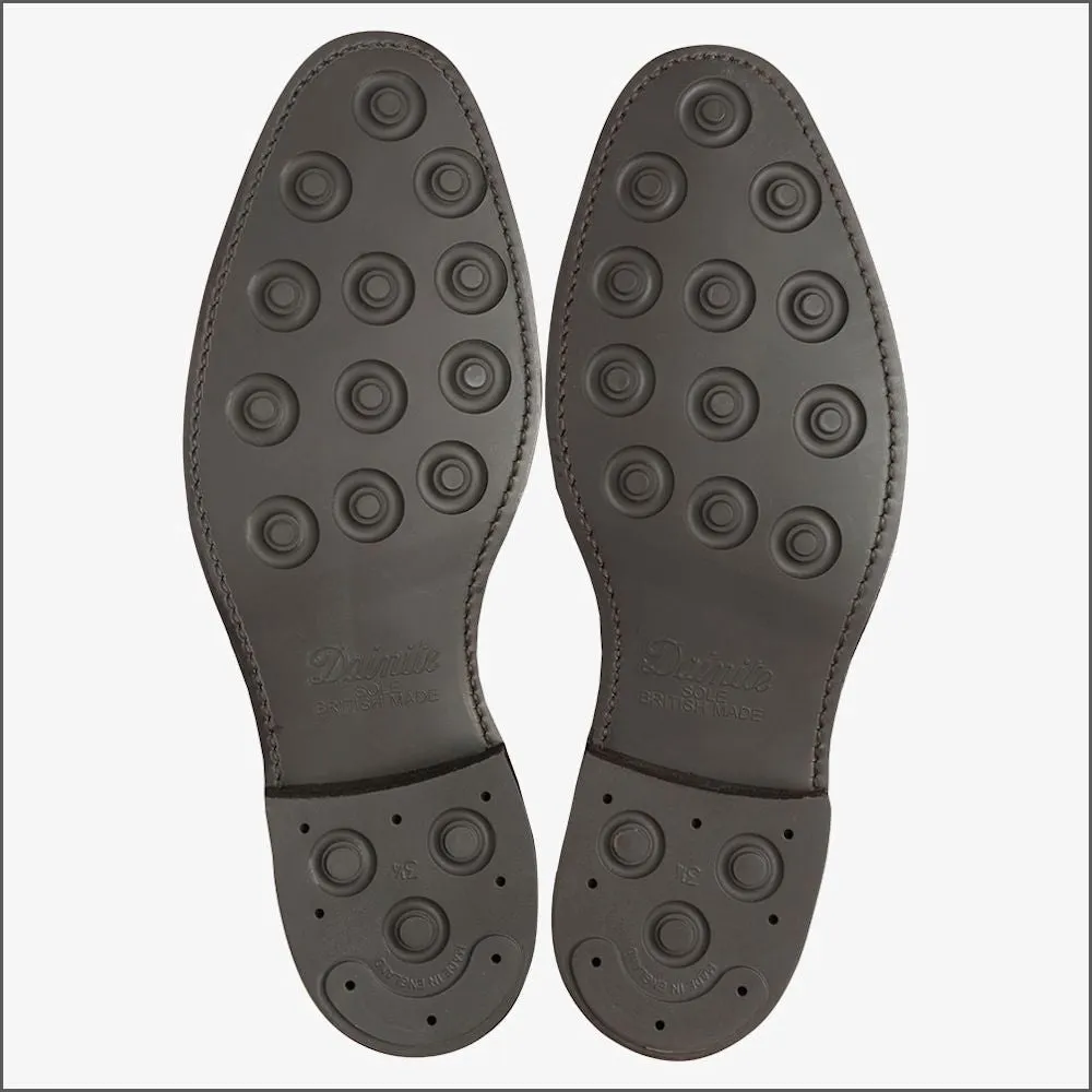Loake Chester Mahogany Brogue Shoe Rubber Sole--
